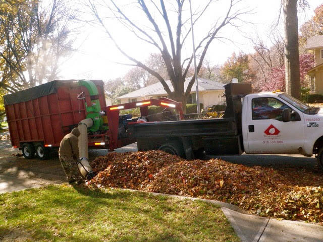 Leaf Removal Truck