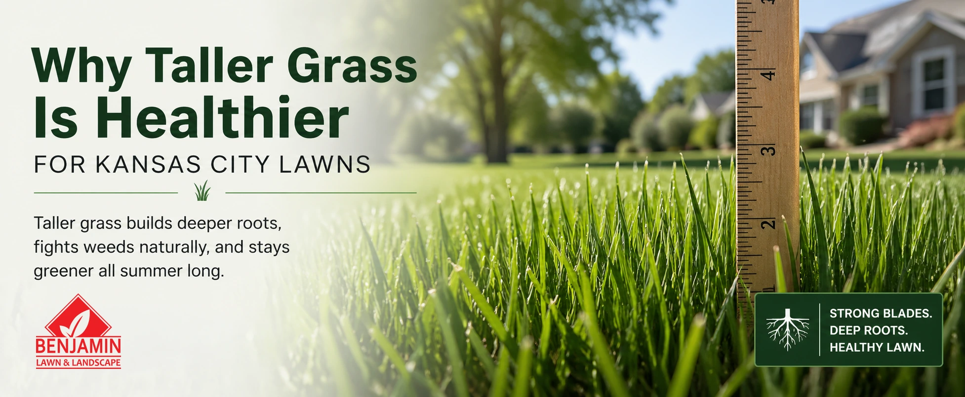 Why Taller Grass Is Healthier for Kansas City Lawns